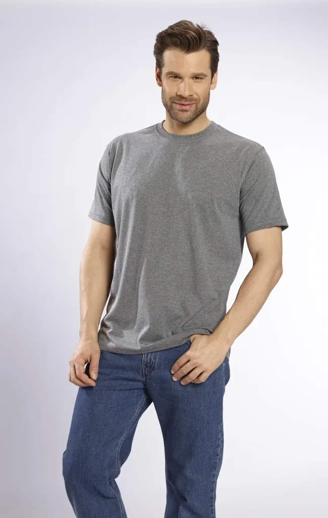 Big Size T-Shirt, anthrazit Gr.M