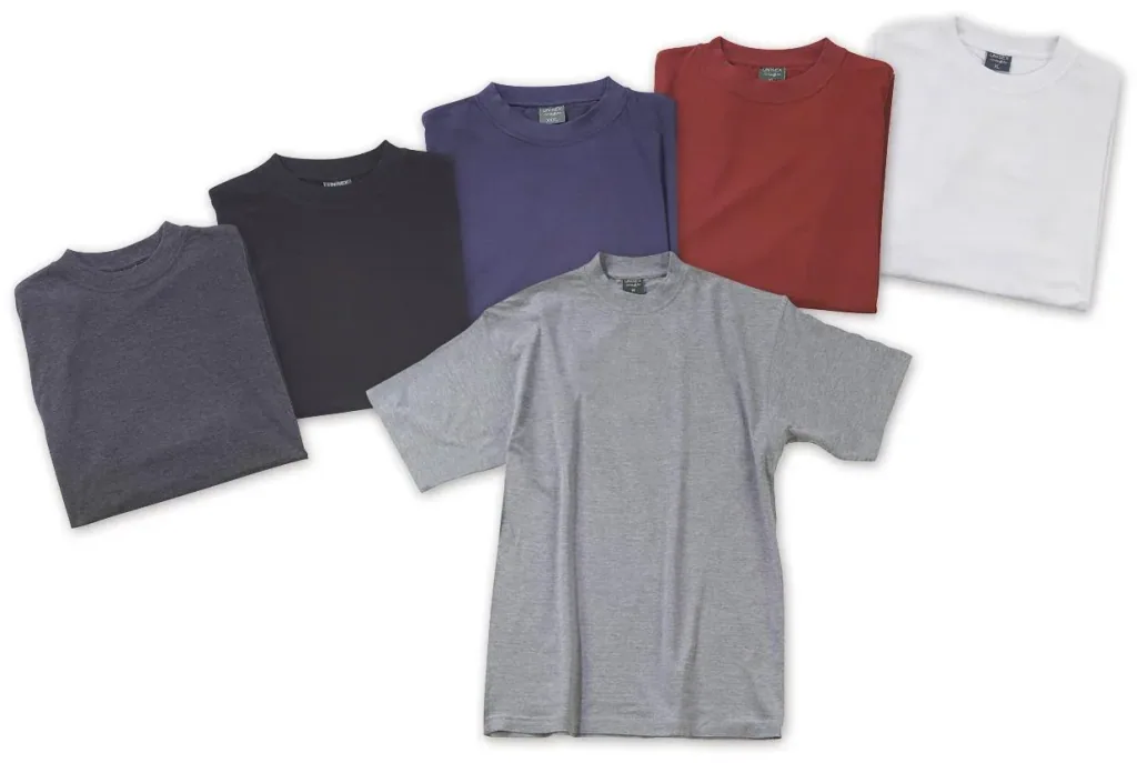 Big Size T-Shirt, silbergrau Gr.3XL