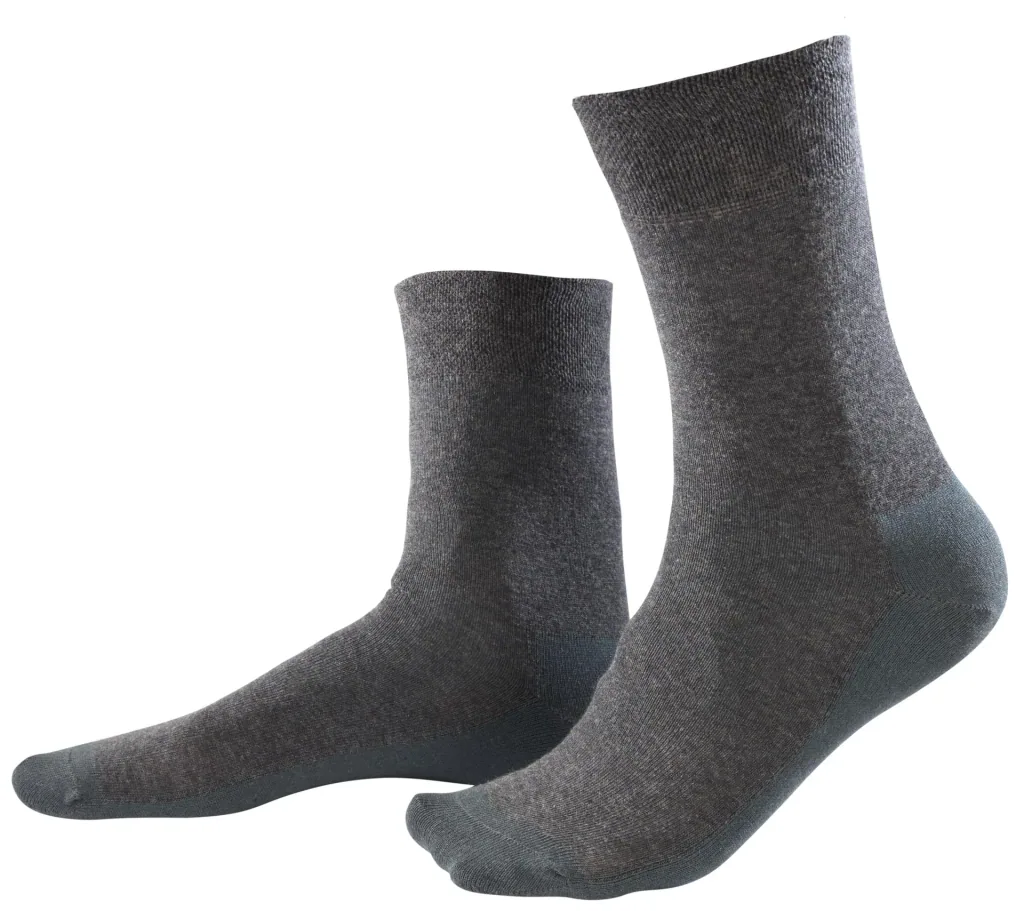 Klassik Socken 2er Pack, Farbe anthrazit,Gr.39/42