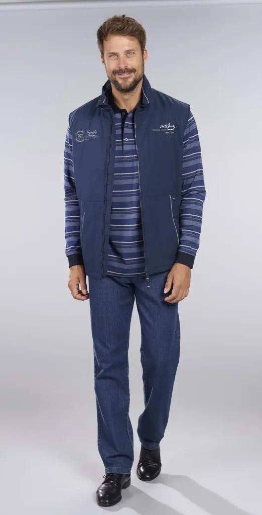 Komfortjeans, Farbe bluestone, Gr.48