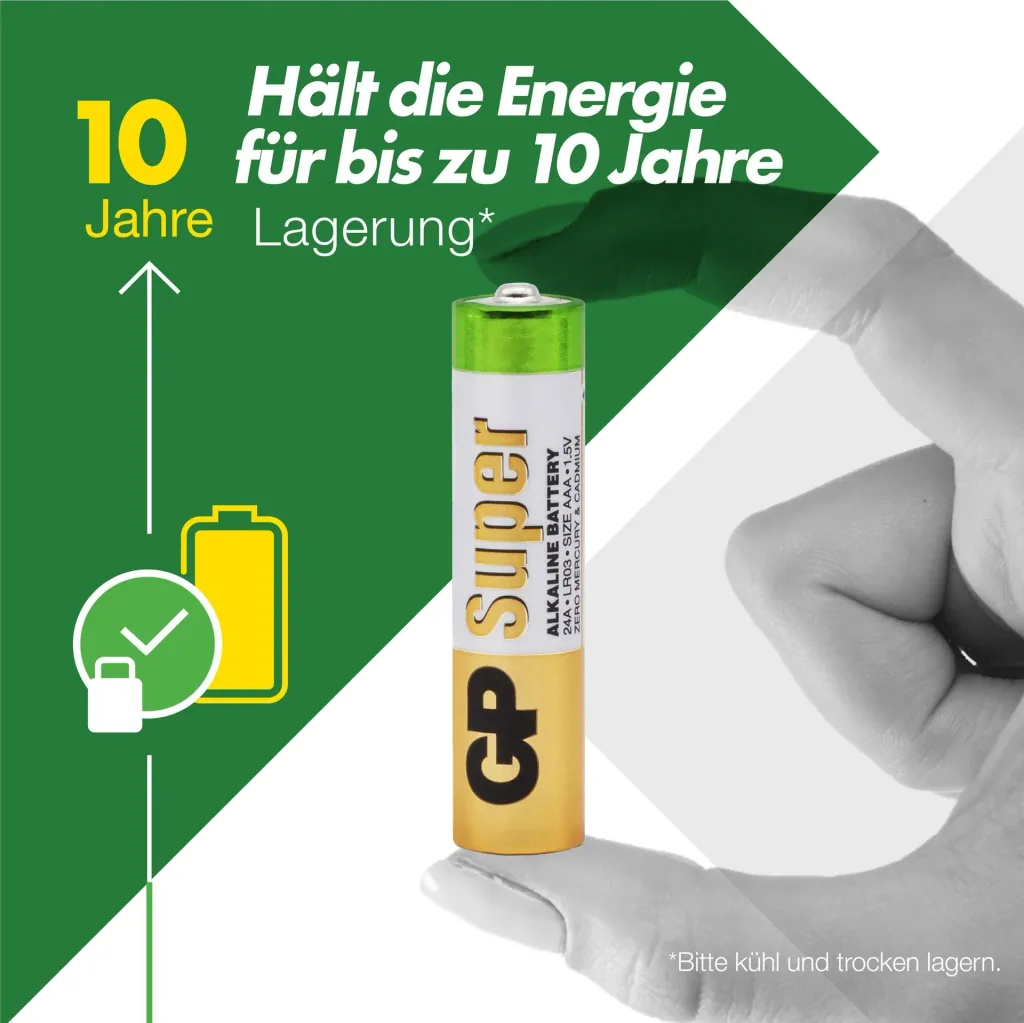 SUPER Micro (AAA) Alkaline Batterien - 80 Stück