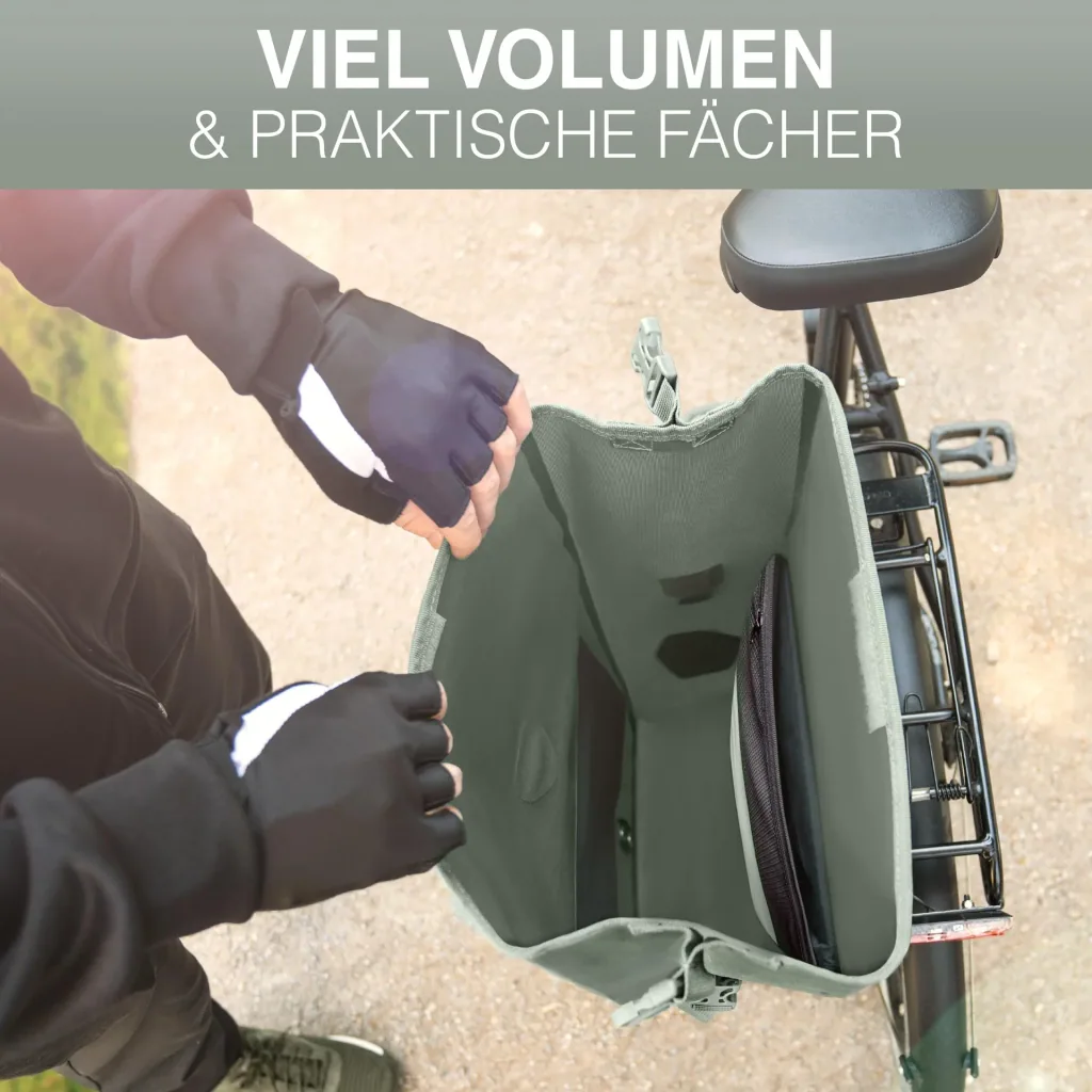 ValkOcean Gepäckträgertasche, Grün