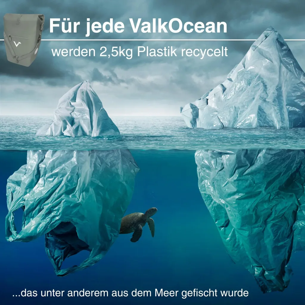 ValkOcean Gepäckträgertasche, Grün