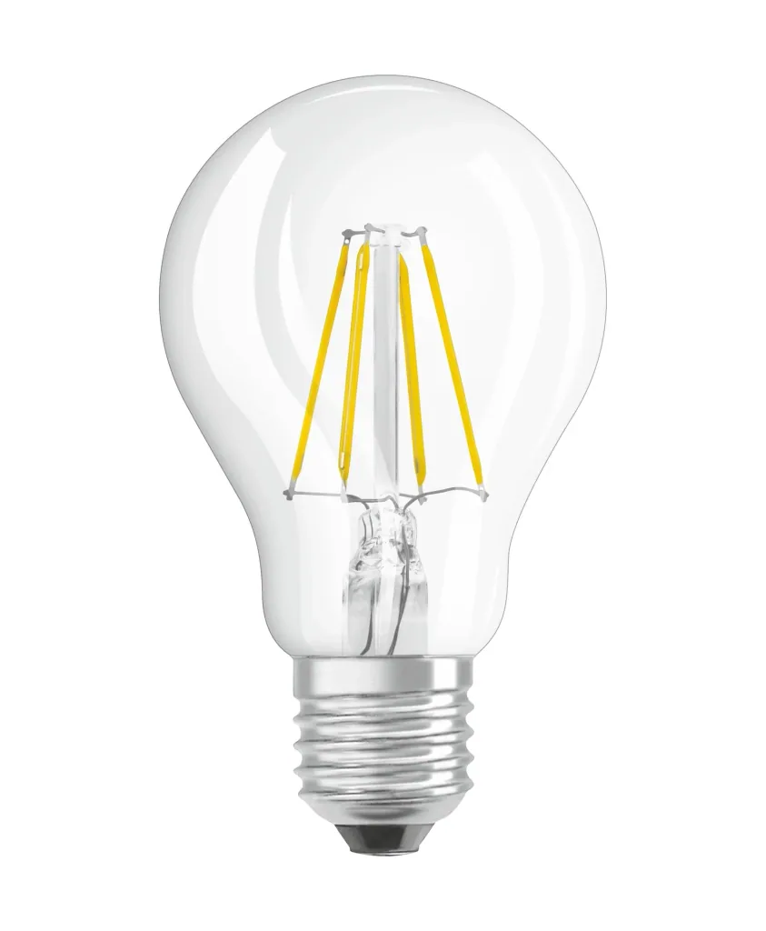 LED STAR FILAMENT Lampe mit 4 Watt, E27, kaltweiß, klar