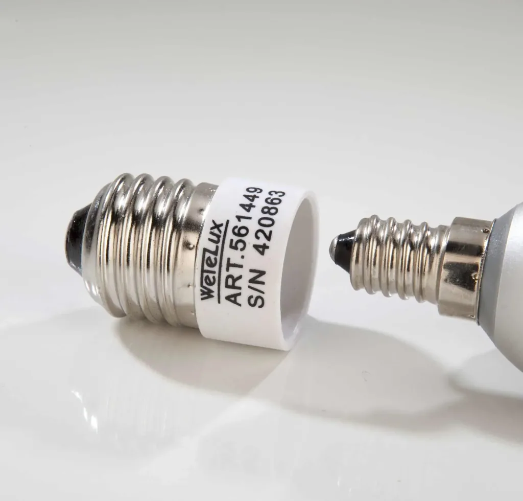Adapter E27 auf E14 Sockel - 3 Stück (max. 25 Watt)