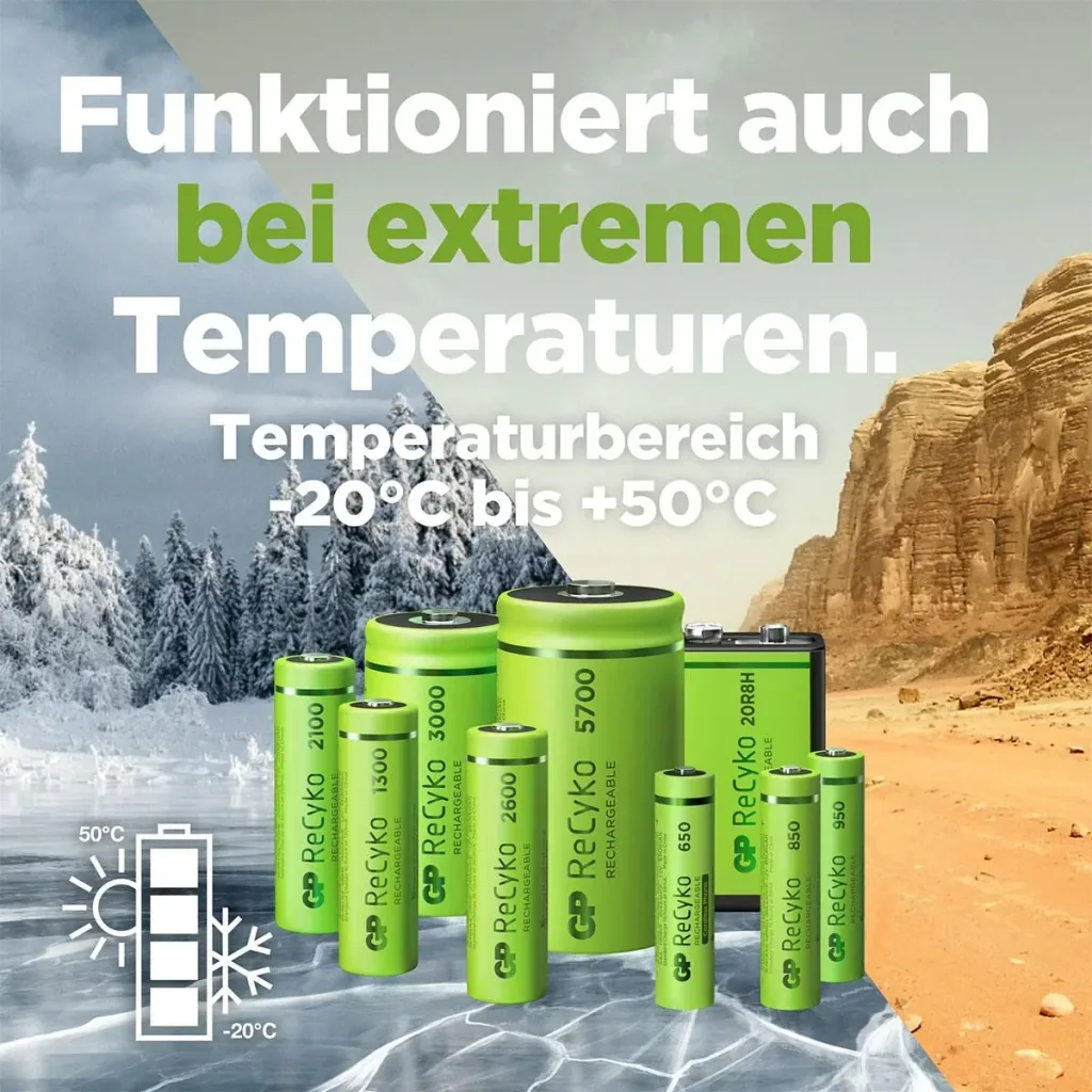 ReCyko Mignon (AA) NiMH Akkus mit 2100 mAh, 1,2V - 8 Stück