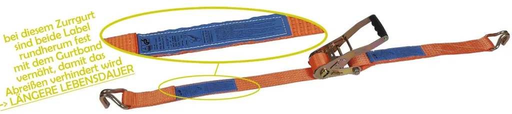 Zurrgurt, 10 m, 2-teilig, 5000 daN