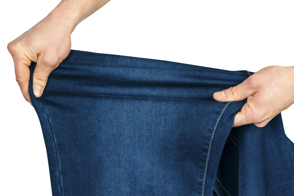 Joggpants aus Stretchdenim, Farbe bluestone, Gr. 60