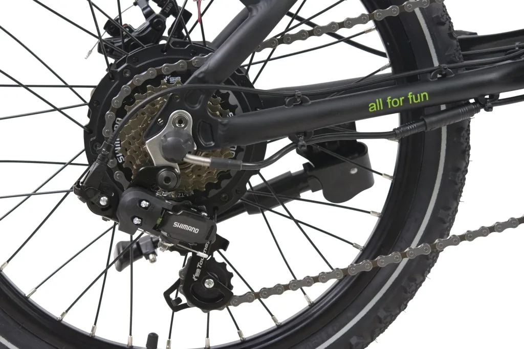 Alu E-Bike Faltrad 20 Zoll, Rahmenhöhe 37 cm, 7-Gang Kettenschaltung, weiß „City III“