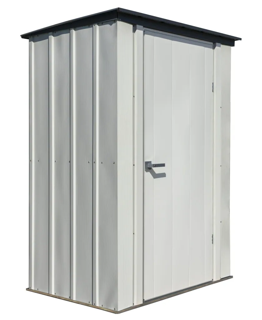 Geräteschrank 4x3 lichtgrau/anthrazit 1,39 x 1 x 1,89 m 