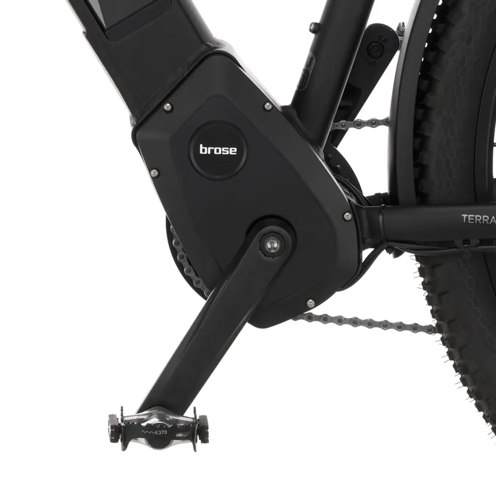 Herren E-Bike ATB, 29 Zoll, Rahmengröße 46cm, 10-Gang Kettenschaltung, schwarz matt, TERRA 5.0i