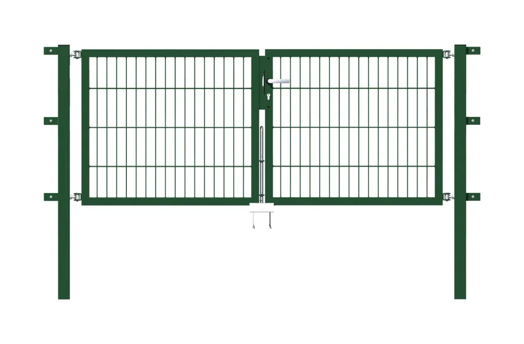 Doppeltor Flexo mit Zubehör, grün, Breite 200 cm, Höhe 120 cm, PF: 60x60 cm