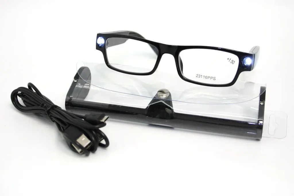 Lesebrille Workerstyle mit LED, +2,0 Dioptrien