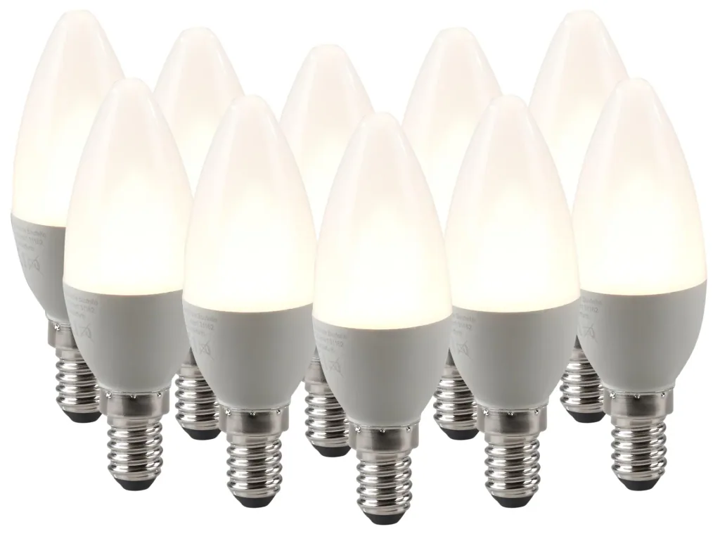 LED Lampe 5W, E14, 470lm, warmweiß - 10 Stück