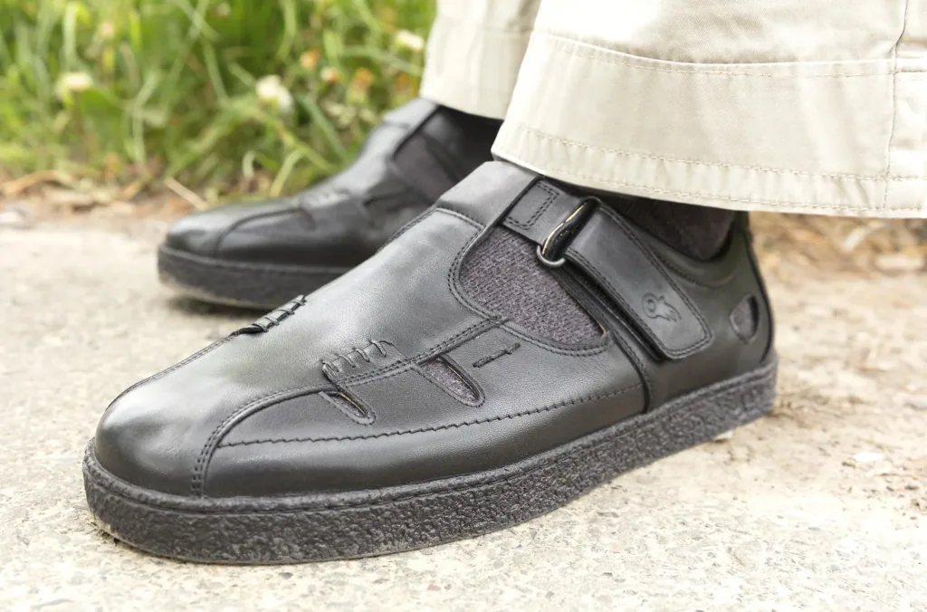 Freizeitsandalen aus Echtleder, Größe 46