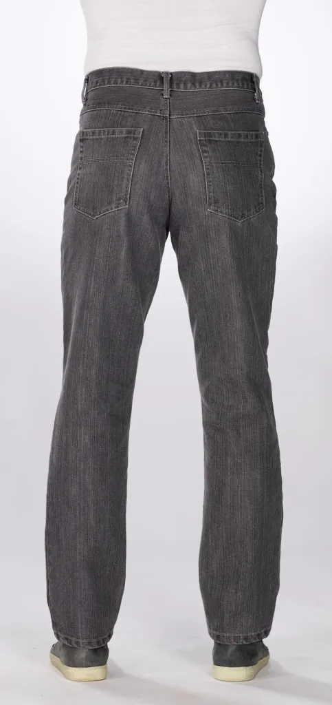 Komfortjeans im 5-Pocket Style, Farbe grau, Gr.48