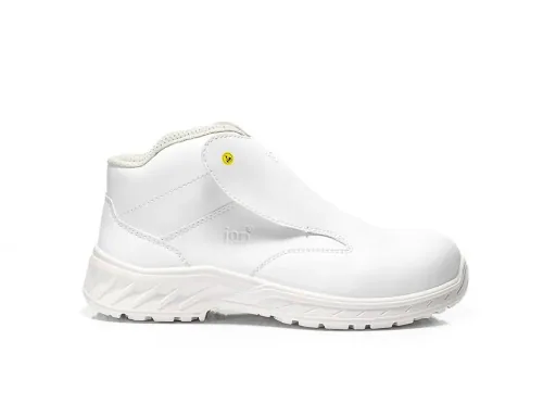 Sicherheitsstiefel jo_CLEAN Slipper white Mid ESD S3 Gr. 39