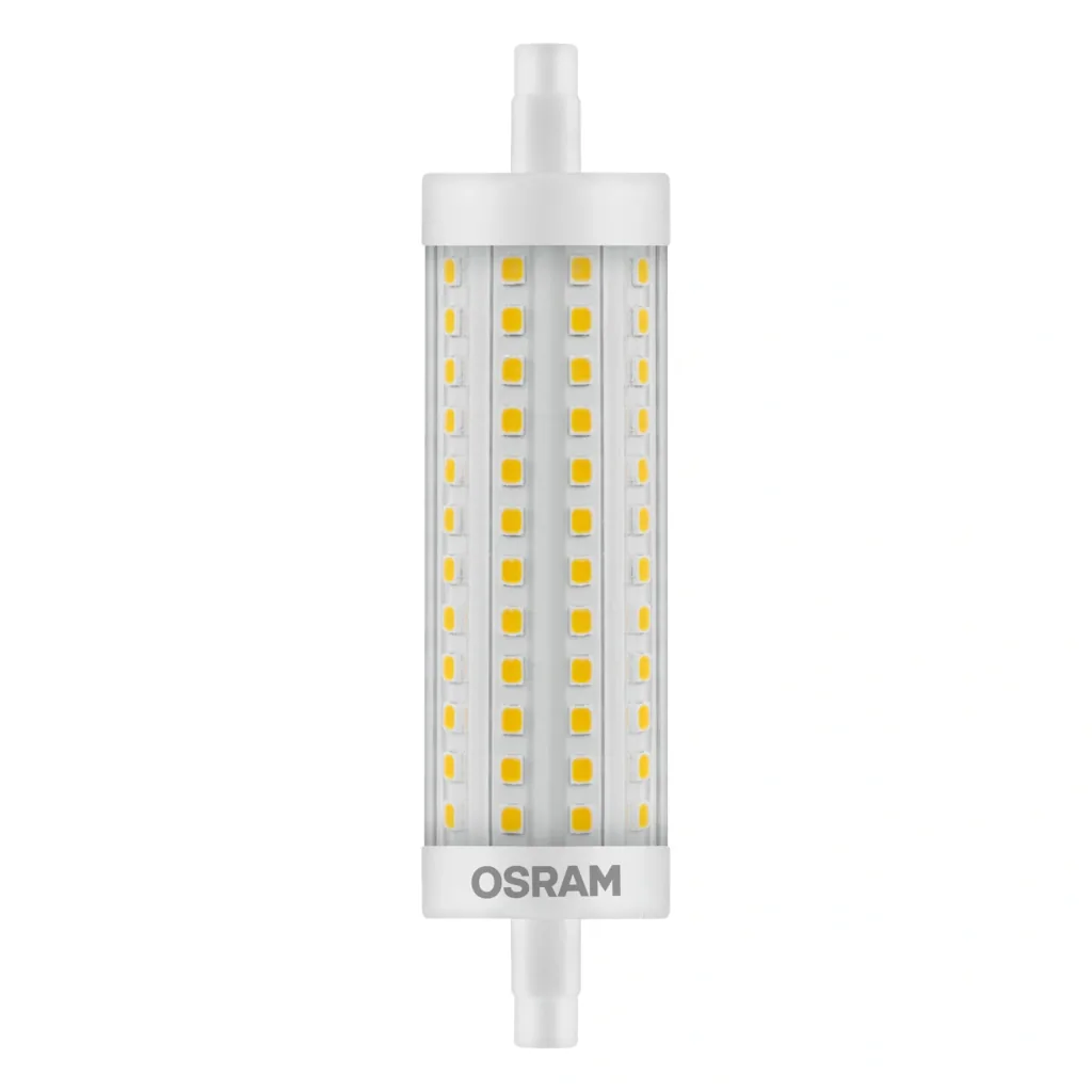LED STAR LINE R7S Stablampe mit 17,5 Watt, warmweiß, 2500 Lumen, 118mm