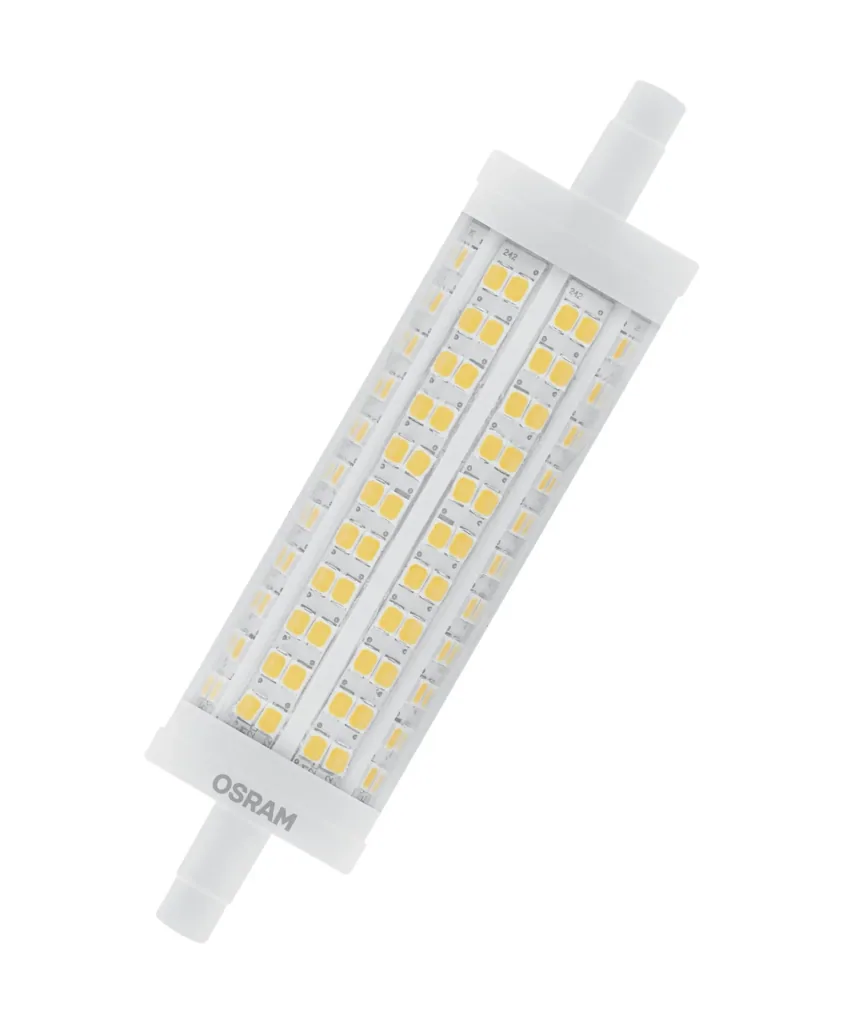 LED STAR LINE R7S Stablampe mit 17,5 Watt, warmweiß, 2500 Lumen, 118mm