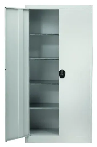 Flügeltürenschrank "Klassik", Tür und Korpus in Lichtgrau