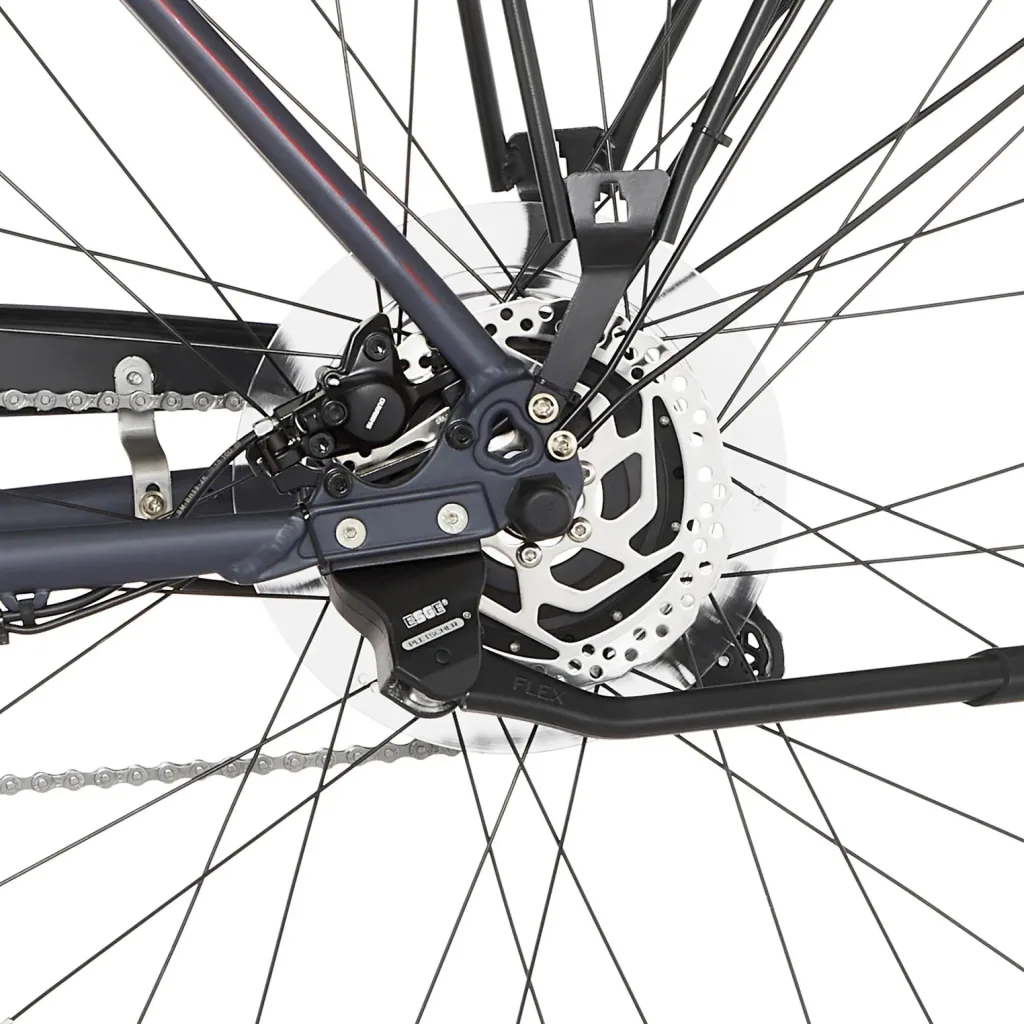 Herren E-Bike Trekking, 28 Zoll, Rahmengröße 50 cm, 8-Gang Kettenschaltung, anthrazit matt, VIATOR 2.0