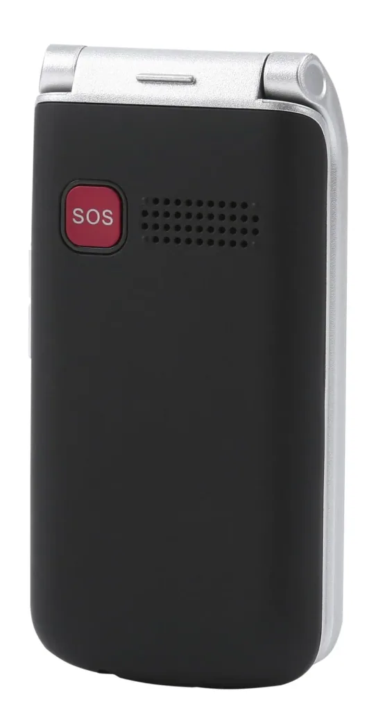 Großtasten-Klapphandy 4G mit Notruftaste, USB-C Anschluss, rot