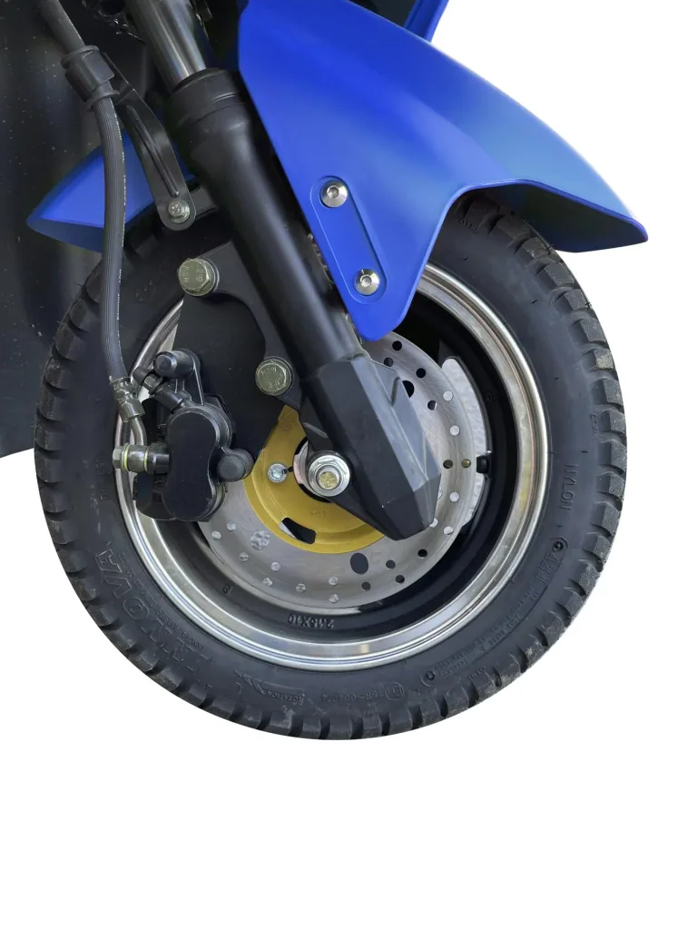 E-Kompaktroller "Lucca Trio" - 25 km/h - Wind und wettersicher, blau