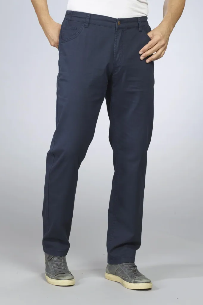 Stretchhose mit Komfortbund, Farbe marine, Gr.58