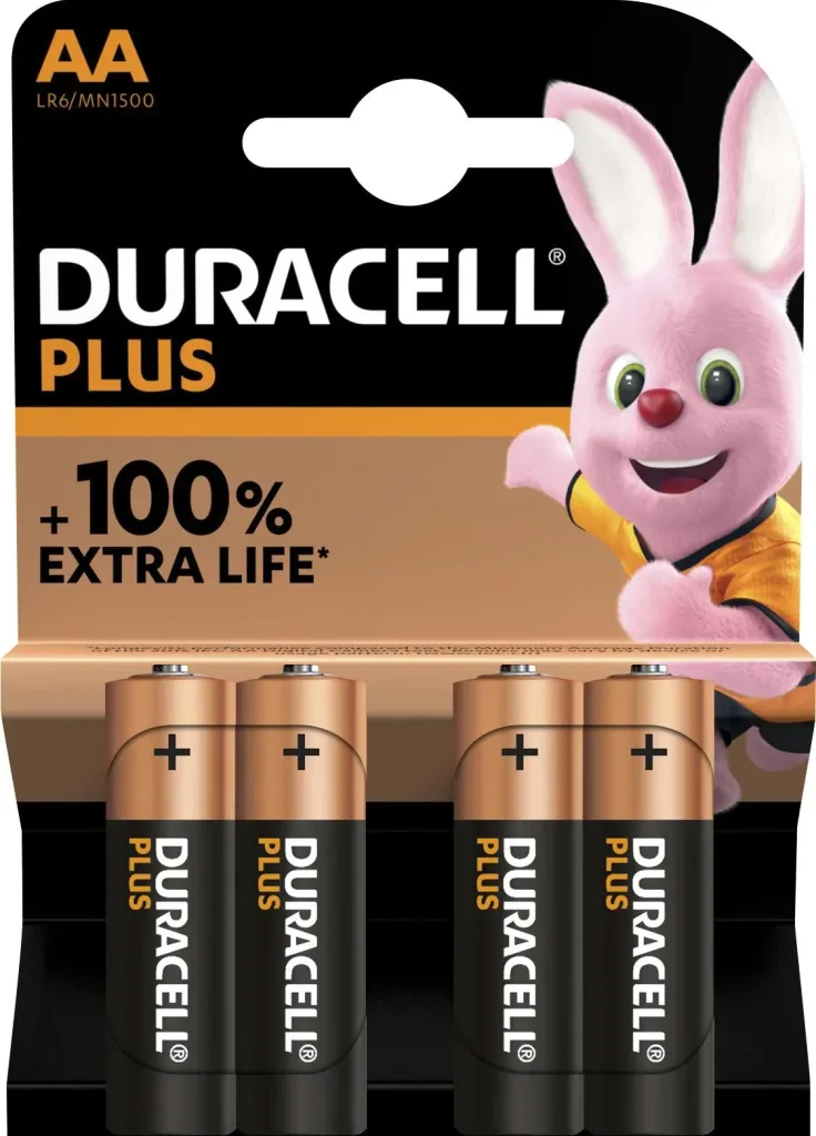 Plus Alkaline Batterien Mignon (AA)-4 Stück