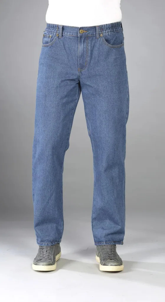 Dehnbundjeans, Farbe blau, Gr. 48
