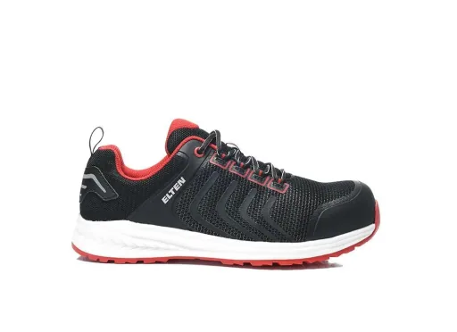 Sicherheitshalbschuh LIVAS black-red Low ESD S1P Gr. 42