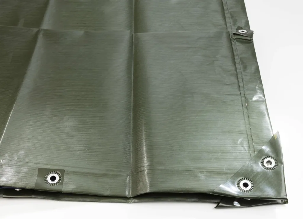 Abdeckplane, zweifarbig grün/ blau, extrem stark 150 g/ m²,10 x 15 m