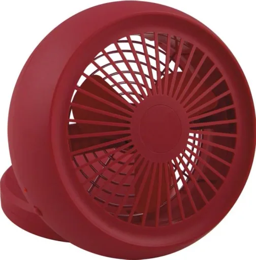 Dinky Tischventilator mit USB - rot