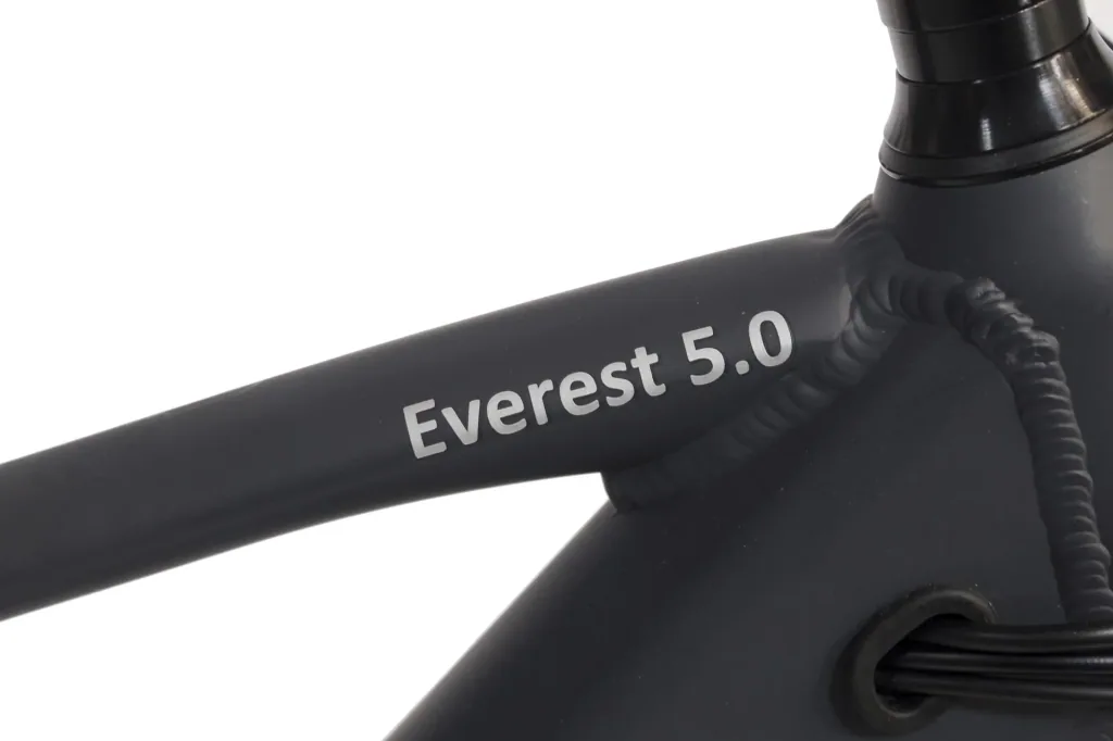 Unisex Mountain E-Bike, 27,5 Zoll, Rahmenhöhe 47 cm, 9-Gang Kettenschaltung, schwarz matt, Garmisch