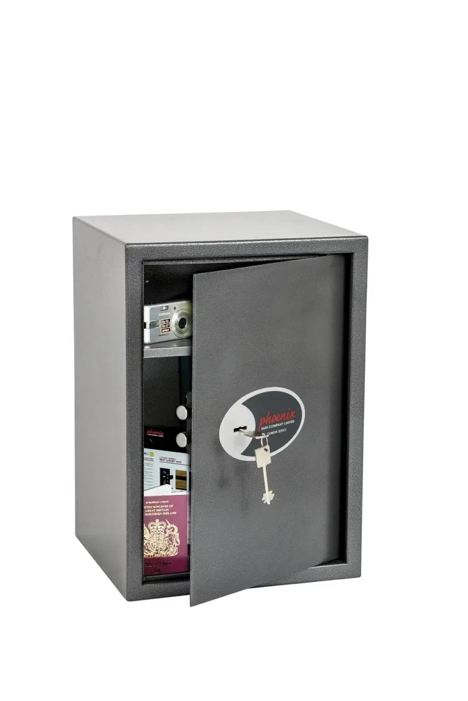 Tresor Vela Home & Office mit Schlüsselschloss Außenmaße 500 x 350 x 310 mm