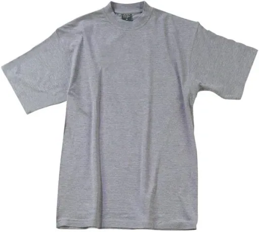 Big Size T-Shirt, silbergrau Gr.S