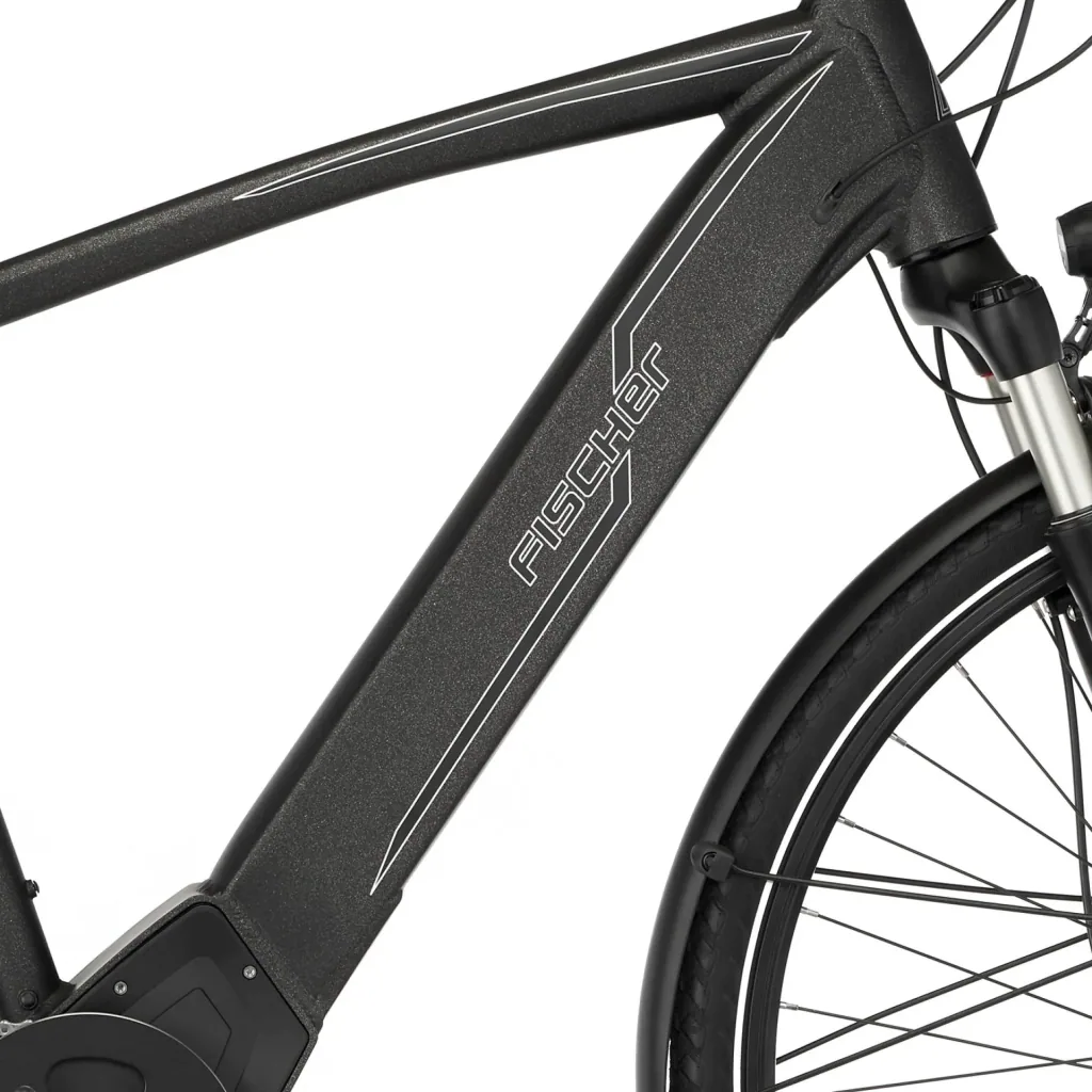 Herren E-Bike Trekking, 28 Zoll, Rahmengröße 50cm, 10-Gang Kettenschaltung, graphit metallic matt, VIATOR 6.0i