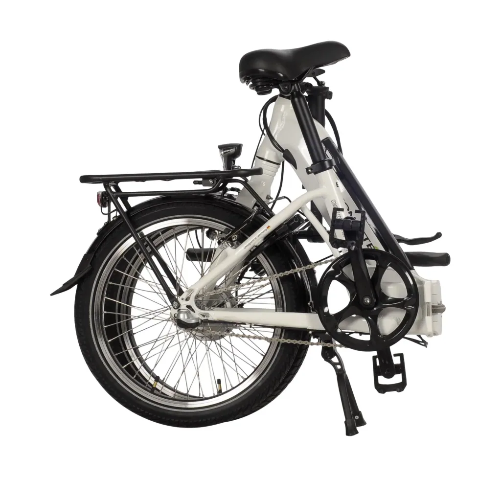 Unisex E-Faltrad, 20 Zoll, Rahmenhöhe 33 cm,3 Gang Nabenschaltung, weiß, Sylt