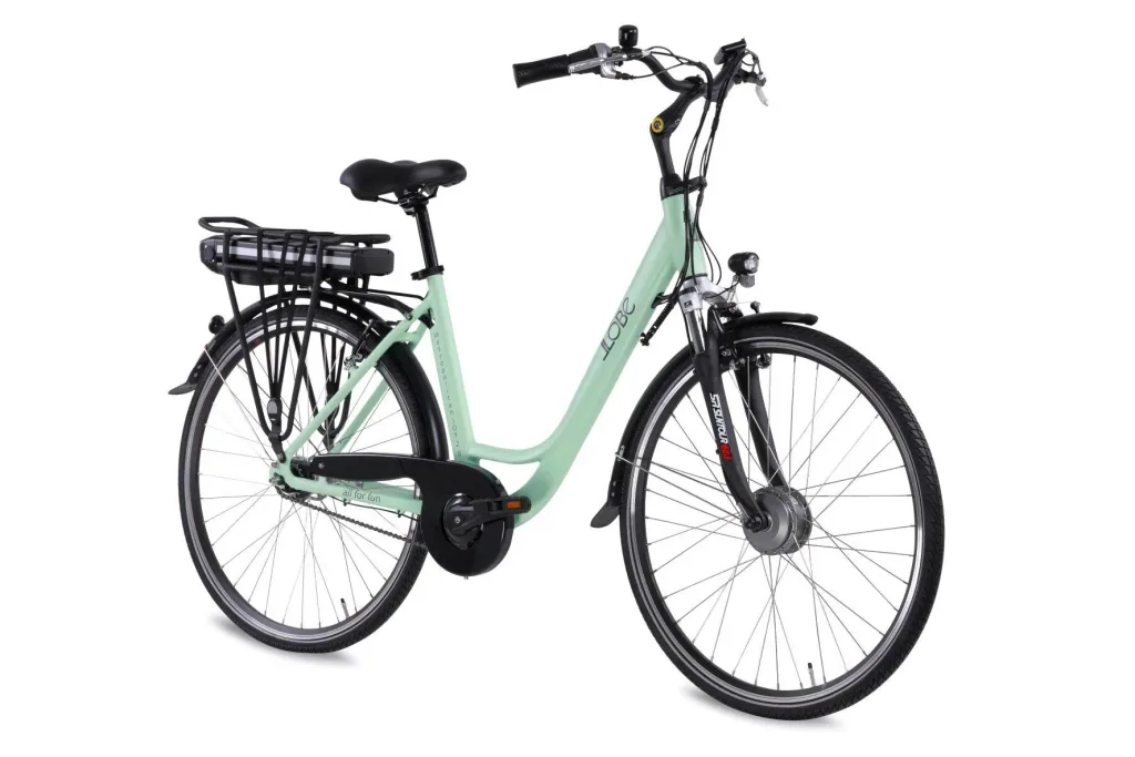 Unisex City E-Bike 28 Zoll, Rahmengröße 50 cm, 7-Gang Nabenschaltung, Metropolitan Joy 2.0 Pastellgrün, 8 Ah