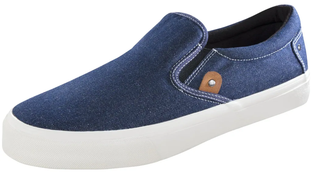 Canvas Slipper, Farbe jeansblau, Gr.43