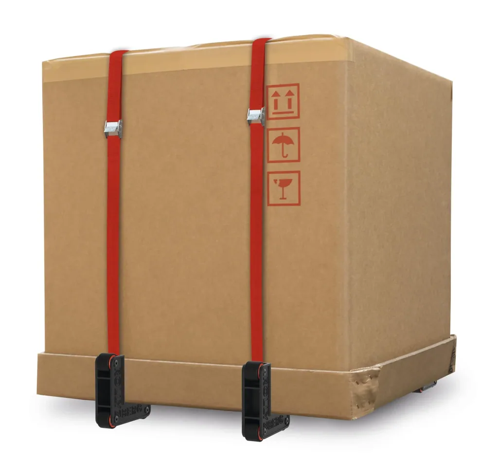 Transportrollen 2er Set rot