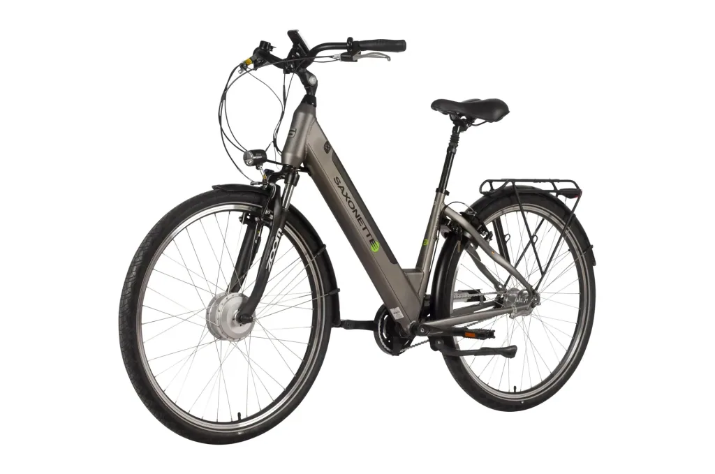 Unisex City E-Bike, 28 Zoll, Rahmenhöhe 45 cm, 7-Gang Nabenschaltung, silber, Hamburg