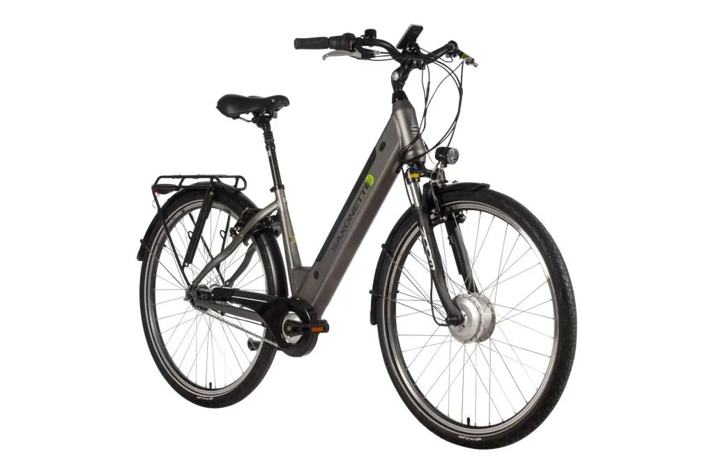 Unisex City E-Bike, 28 Zoll, Rahmenhöhe 45 cm, 7-Gang Nabenschaltung, silber, Hamburg