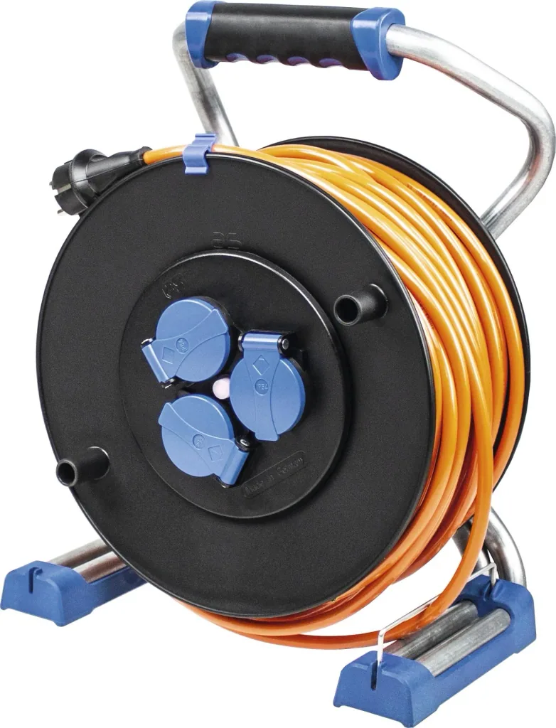 Kabeltrommel Xperts 285mm, 40m, H07BQ-F 3G1,5, IP44, DGUV-I 203-006