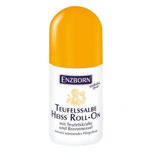 Teufelssalbe, Heiss, mit Teufelskralle + Brennnessel, Roll-On, 50 ml