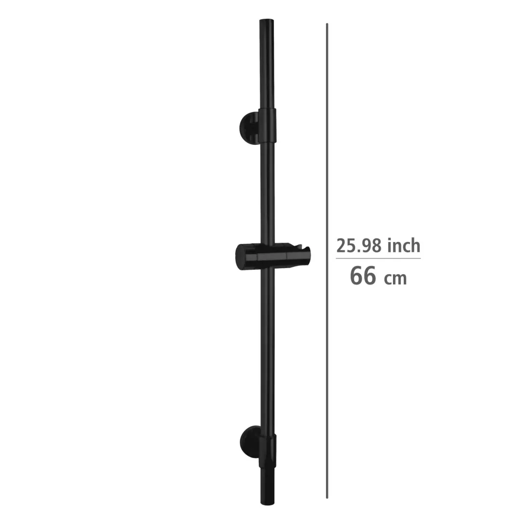Duschstange Basic Schwarz, 66 cm