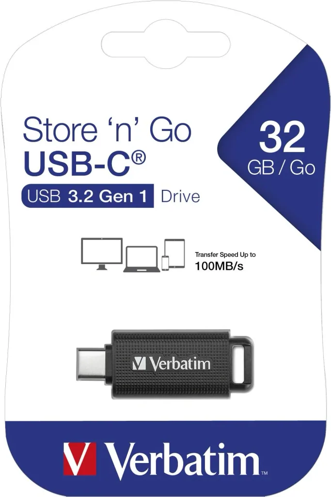 32 GB USB-C 3.2 Speicherstick, Retractable