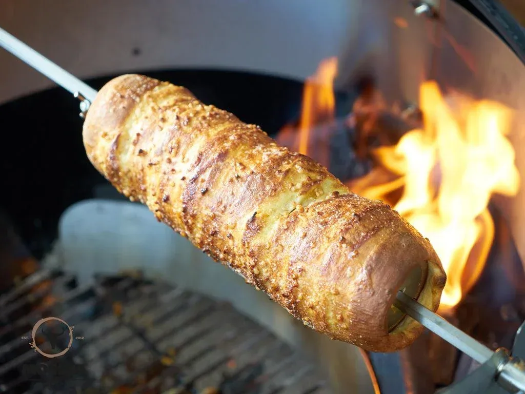 FeuerWalze - Buchenholzrolle : für Fremdhersteller bis Durchmesser 11,8 mm - für Baumkuchen vom Grill