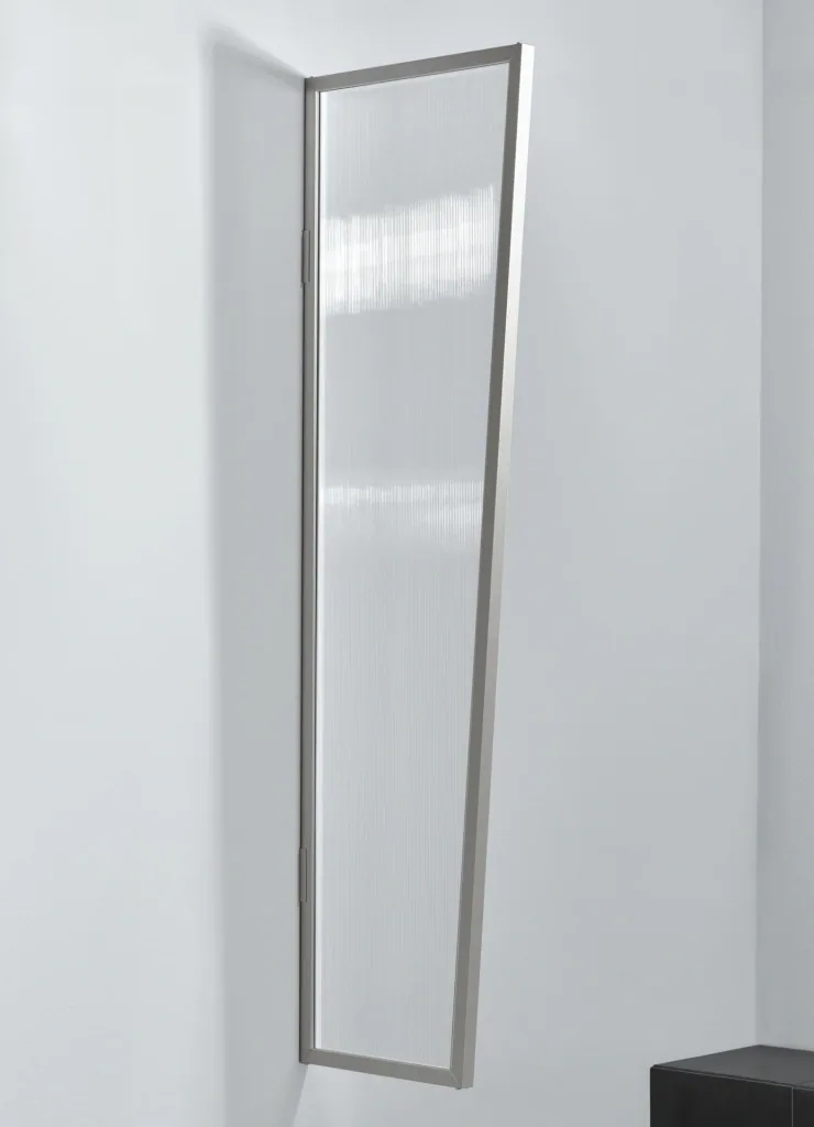 Seitenblende für B1 PC Klar, 2000 x 600 x 450 mm, Edelstahl