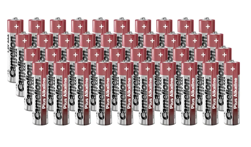 Alkaline Micro (AAA) Plus Batterien - 40 Stück